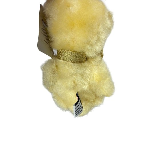Progressive Plush Yellow Tan Furry Jointed‎ Teddy Bear Stuffed Animal 9" - Picture 3 of 7